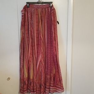 Multicolor Maxi Skirt